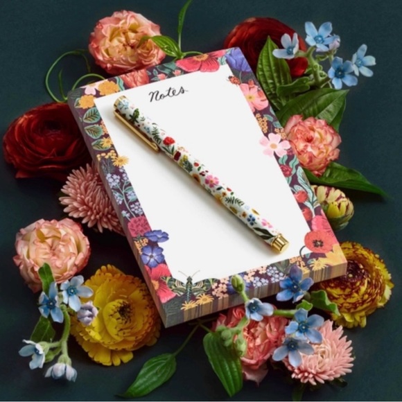 New! Rifle Paper Co. Pocket Notebooks & Pen - Picture 8 of 9